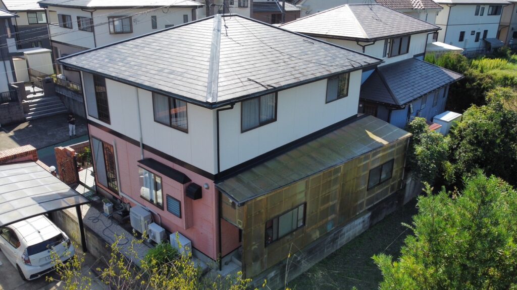 久留米市山川町の戸建て塗替えご依頼ありがとうございます(^^)