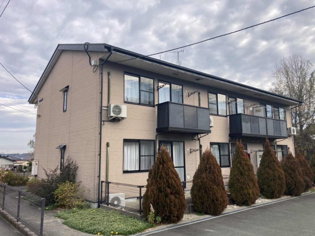 八女郡広川町アパート塗装工事の着工のお知らせ