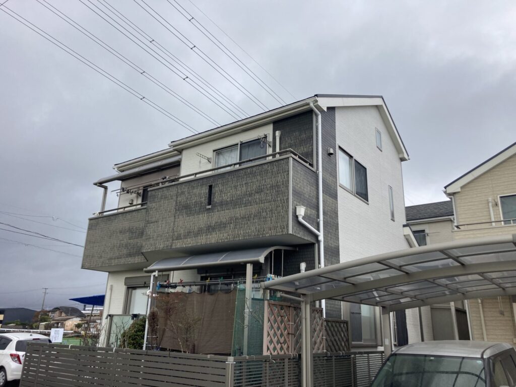 久留米市長門石U様邸から外壁塗装工事のご依頼いただきました♪